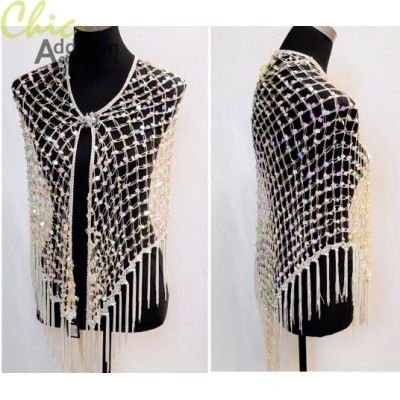 Beaded Shawl 3404-D